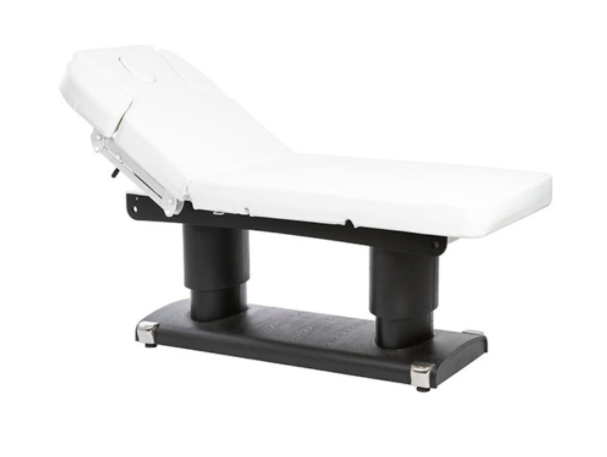 TABLE DE MASSAGE ELECTRIQUE 4 MOTEURS  "MEDIKALUXE" BASE MARRON 