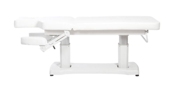 TABLE DE MASSAGE ELECTRIQUE 4 MOTEURS  "MEDIKALUXE" BASE BLANC