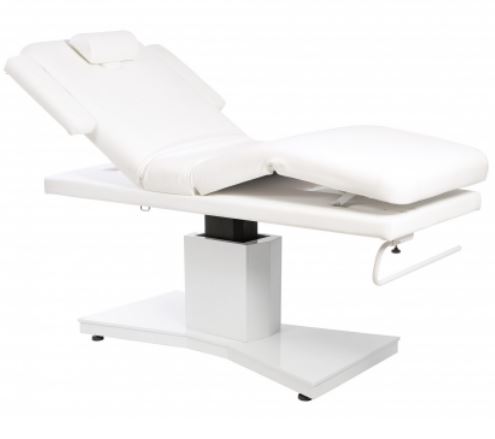 TABLE DE MASSAGE ELECTRIQUE "BEAUTYPRO LUXE" 3 PLANS 2 MOTEURS (base Blanc ou wengé au choix)