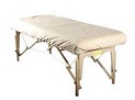 HOUSSE COTON TABLE SOINS CHOCOLAT 70 x 190 cm