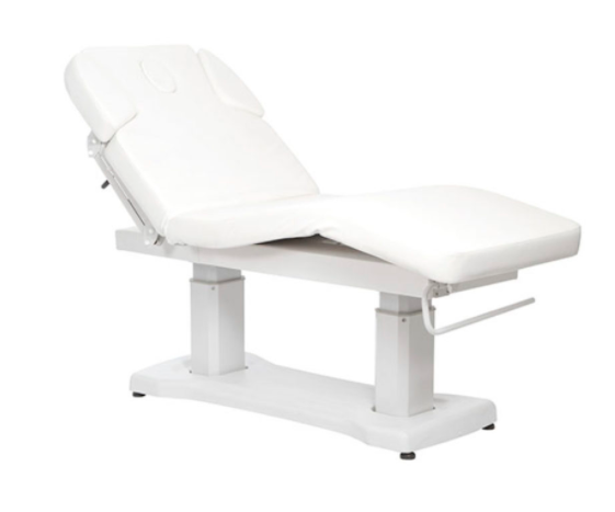 TABLE DE MASSAGE ELECTRIQUE 4 MOTEURS  "MEDIKALUXE" BASE BLANC