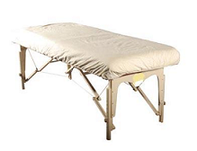 HOUSSE COTON TABLE DE MASSAGE BLANC 70 x 190 cm