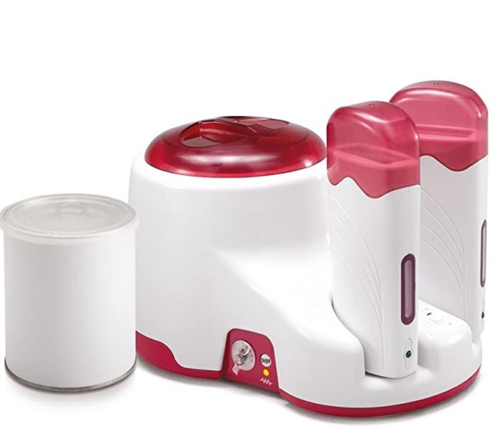 CHAUFFE CIRE COMBINE POT & 2 CARTOUCHES ROLL'ON