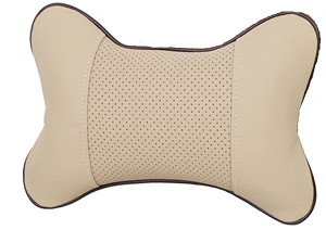 COUSSIN CONFORT BOLSTER SPECIAL CERVICALES PU CUIR CREME