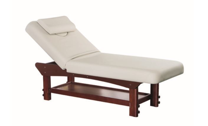 Table de massage fixe en bois pour esthéticiennes professionnelles Comfort